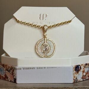 Bomb Party October 2025 Necklace “Grace Was The Armor” Brand New!